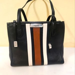 Brighton Black Block Leather Purse